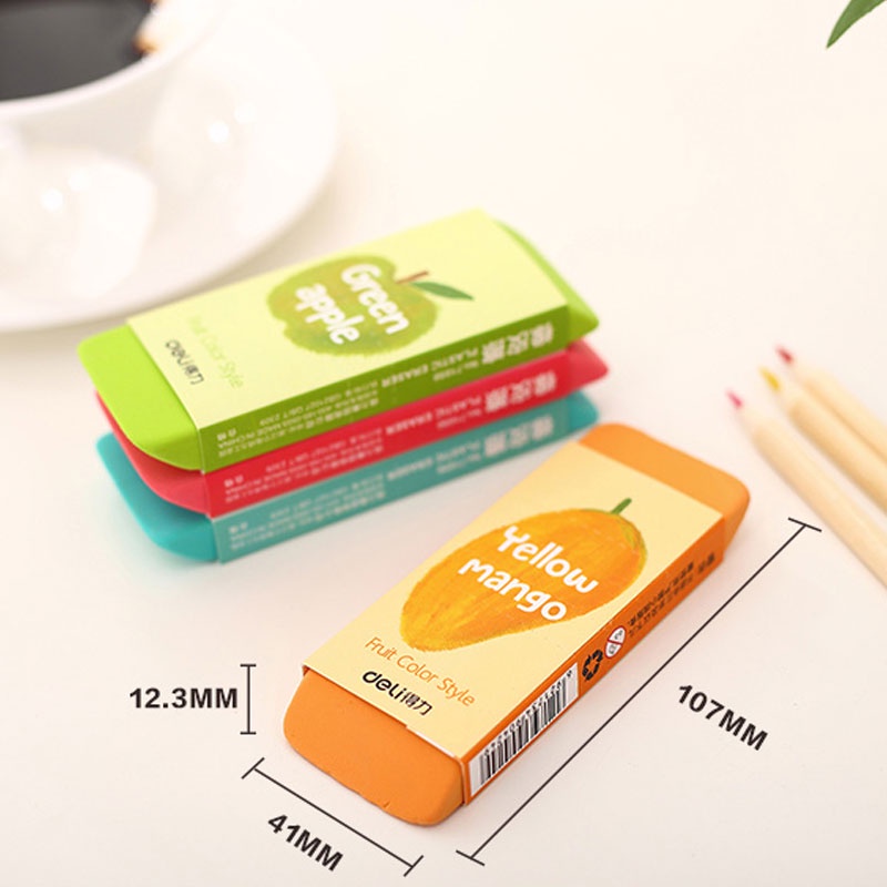 Cục Tẩy Hình Trái Cây Dễ Thương Kích Thước Lớn