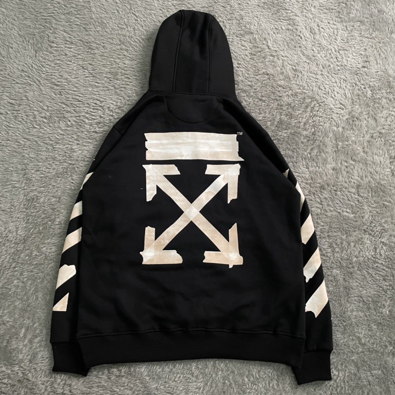 Áo sweater HOODIE OFF WHITE màu đen