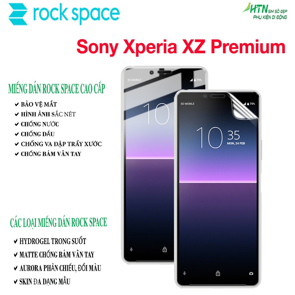 Miếng dán PPF Sony Xperia XZ Premium cao cấp rock space dán màn hình/ mặt sau lưng full bảo vệ mắt, tự phục hồi vết,...