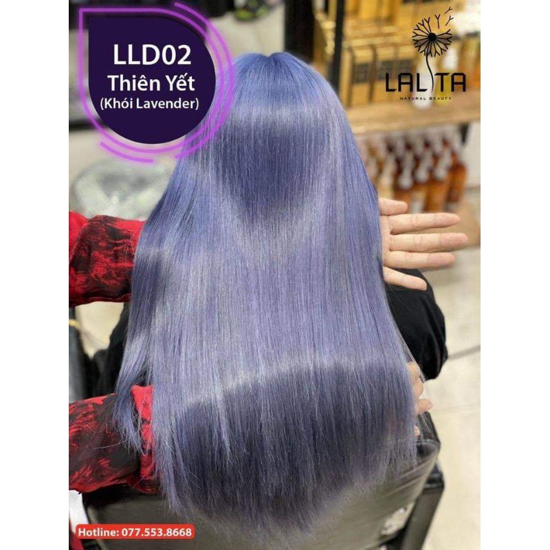 Thuốc nhuộm tóc màu KHÓI LAVENDER + tặng kèm trợ nhuộm