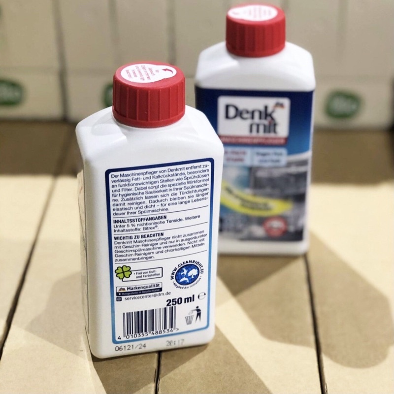 Dung dịch vệ sinh máy rửa bát Denkmit 250ml hàng chính hãng