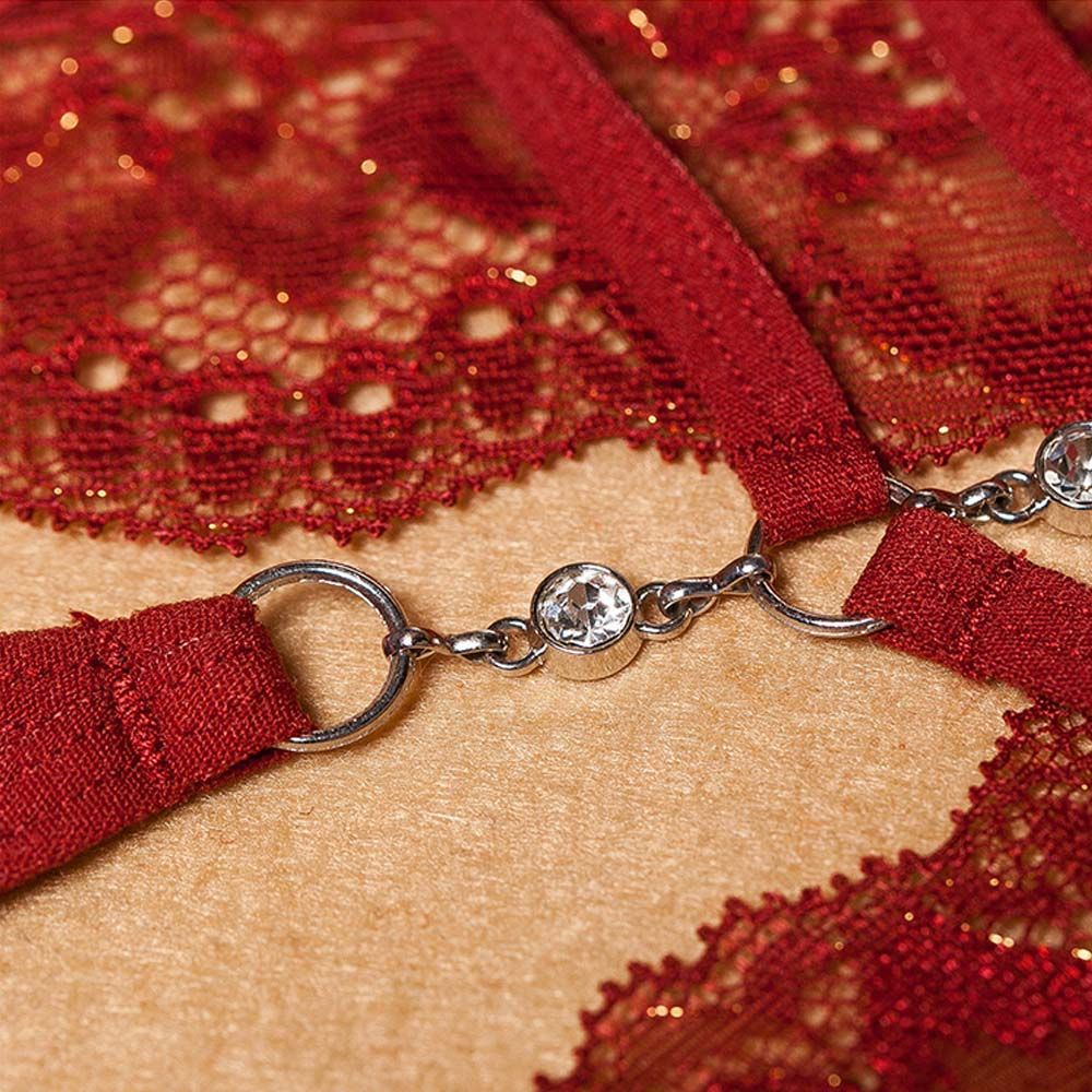 Quần Lót Lọt Khe Phối Ren Hoa Trong Suốt Gợi Cảm Cho Nữ