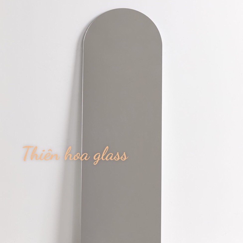 Gương toàn thân vòm có đèn led nhiều màu gương vòm trang trí cao cấp phát sáng