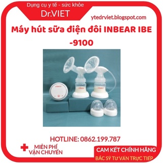 Máy hút sữa điện đôi INBEAR IBE -9100 có 6 cấp độ Massage giúp kích thích sữa về nhanh và đều, giảm đau tốt cho mẹ