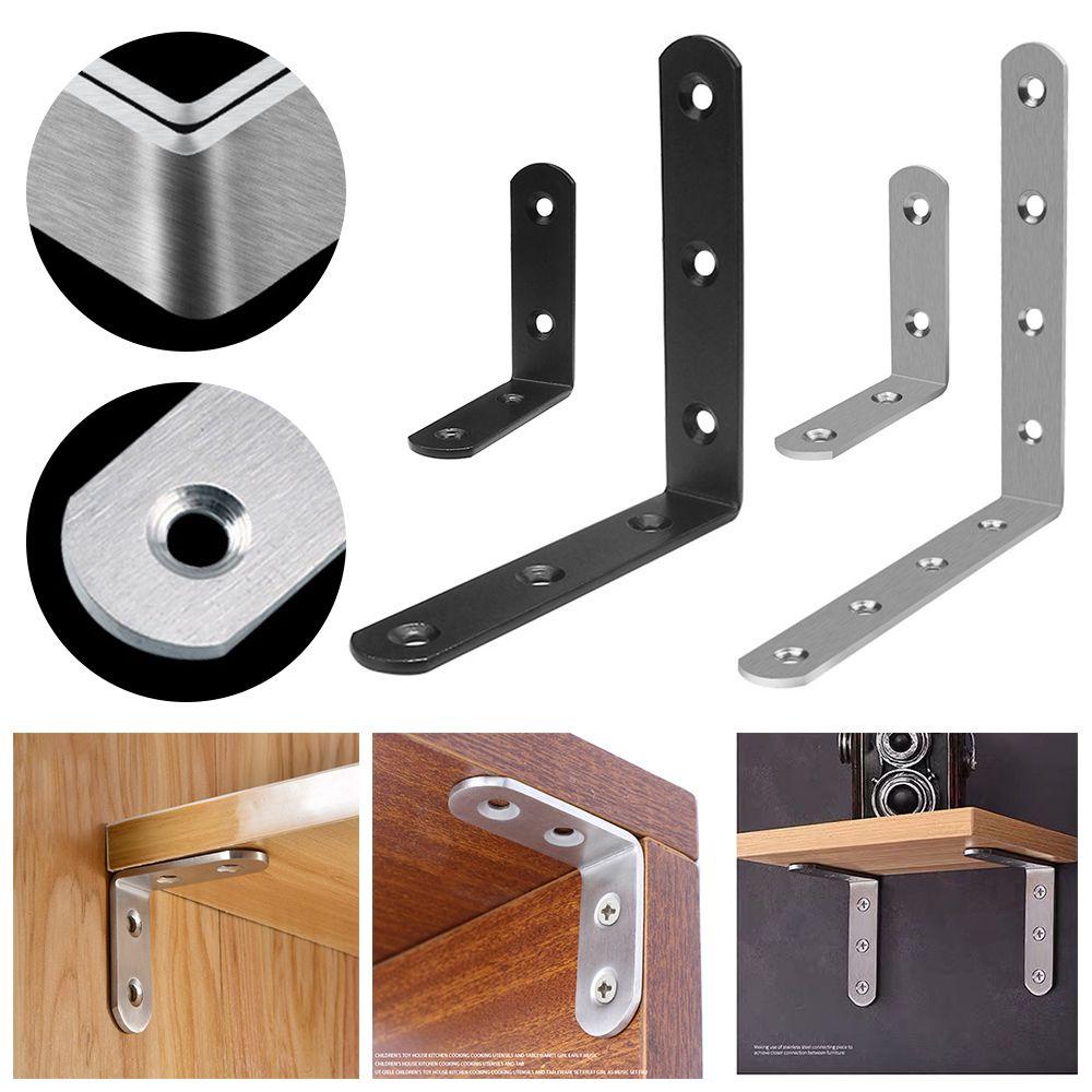 Set 2 Đai Thép Không Gỉ Gắn Góc Cạnh Bảo Vệ An Toàn