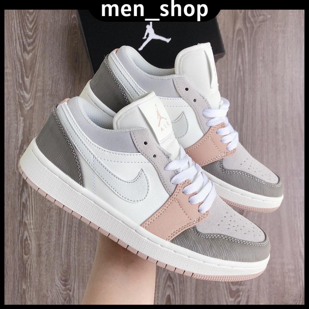 Giày thể thao Air Jodan Milan cổ thấp, Giày sneaker JD 1 thấp cổ nam nữ mới nhất 2022 Full Box Bill