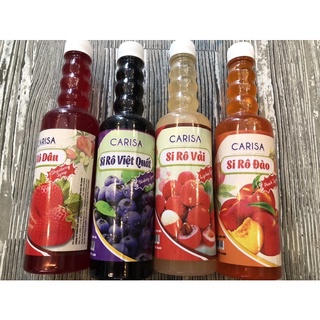 Siro pha trà sữa đậm vị Carisa - 500ml