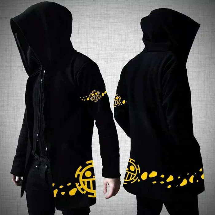 Mới Nhất EK - Áo Khoác Zippe WIBU Anime One Piece Trafalgar Law New World Mới Nhất