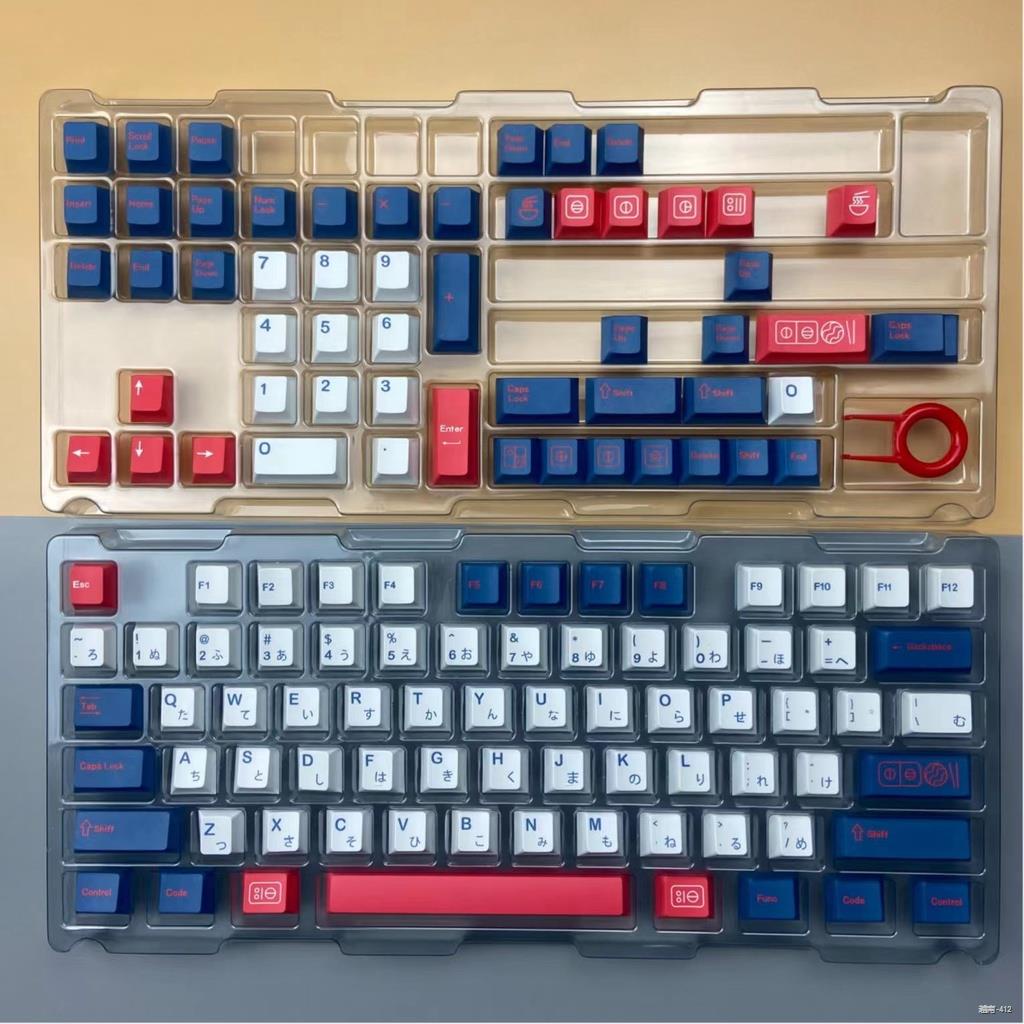 ✟◕Các phím GMK Bento Keycap Cherry Profile PBT 129 tương thích với các bàn phím cơ như 104/68/87/980