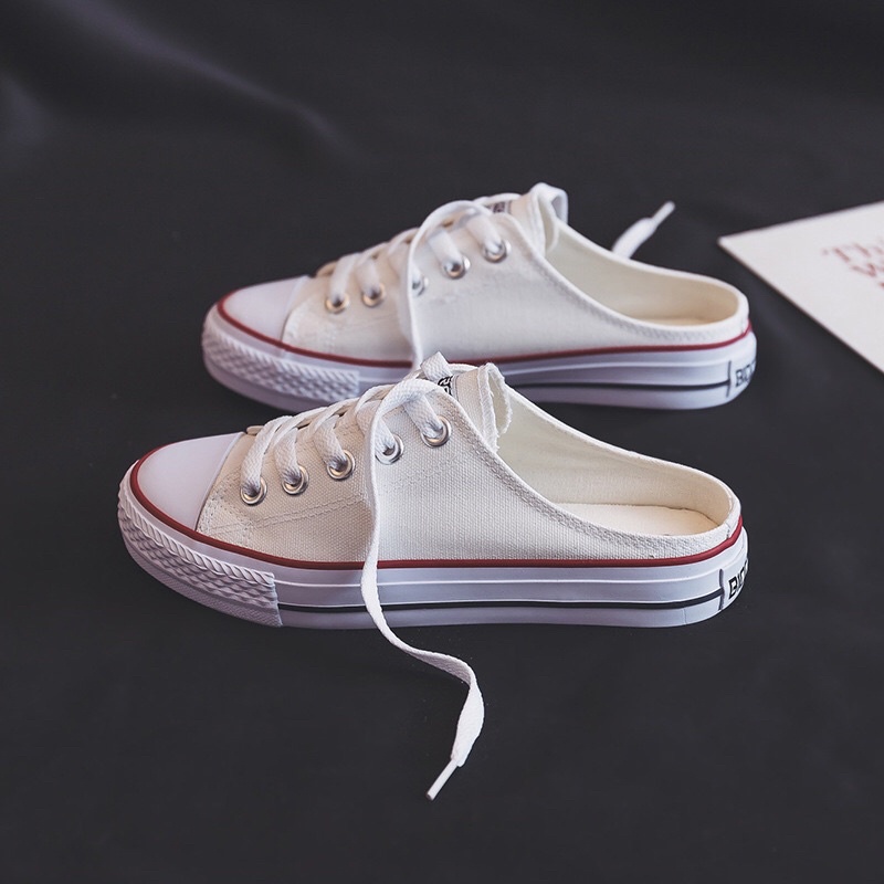 Giày sục nữ sneaker thể thao độn đế bigsize đi học giá rẻ BRATINA S001