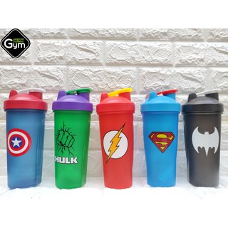 BÌnh Lắc Tập Gym - Bảo Hành Rỉ Nước - Shaker Siêu Anh Hùng