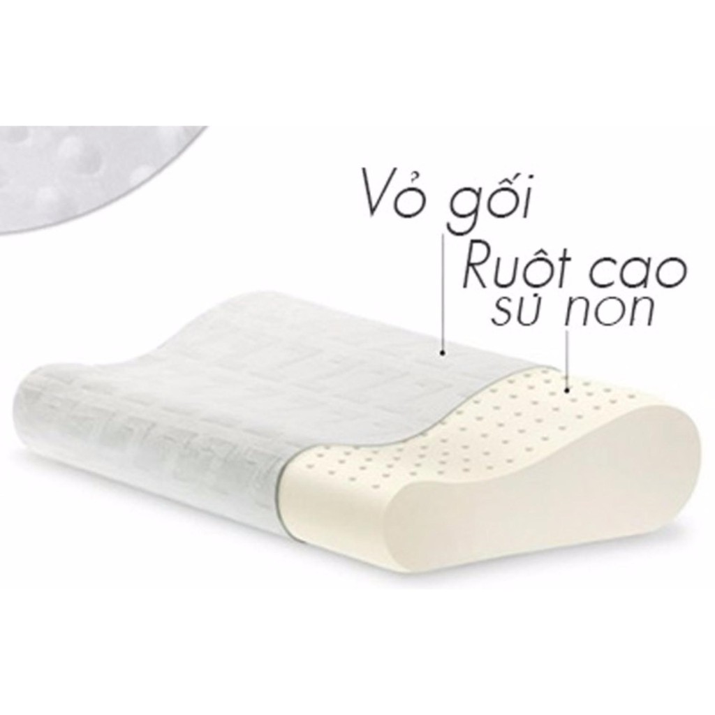 Xả kho - Gối cao su non cao cấp cho người lớn Chống ngáy hàng chuẩn [mua 1 cái cũng được giá sỉ]