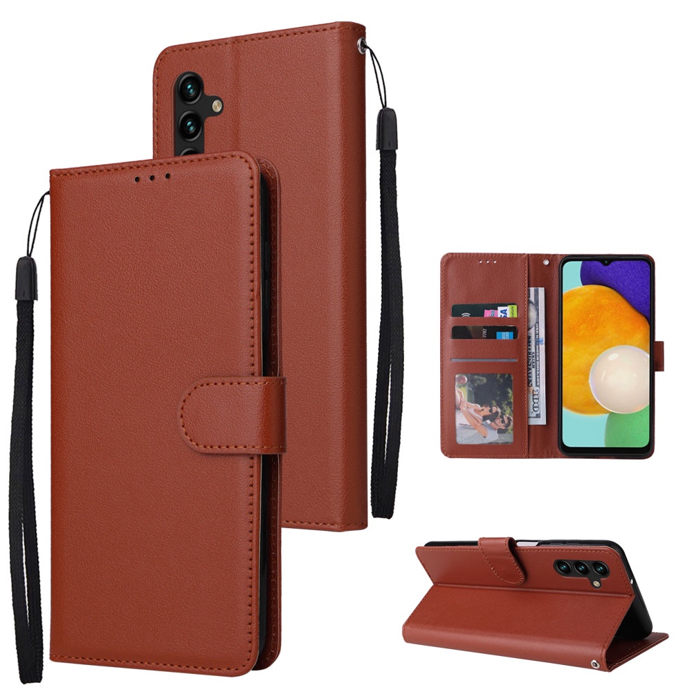 Ốp Điện Thoại Da PU Nắp Gập Từ Tính Kiểu Doanh Nhân Sang Trọng Cho Samsung Galaxy A32 4G 5G A52 A52s A72 5G S22+ / S22 Plus S22 Ultra 5G