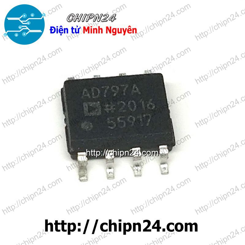 [1 CON] IC AD797 SOP-8 (SMD Dán) (AD797A AD797AR AR797ARZ AD 797)