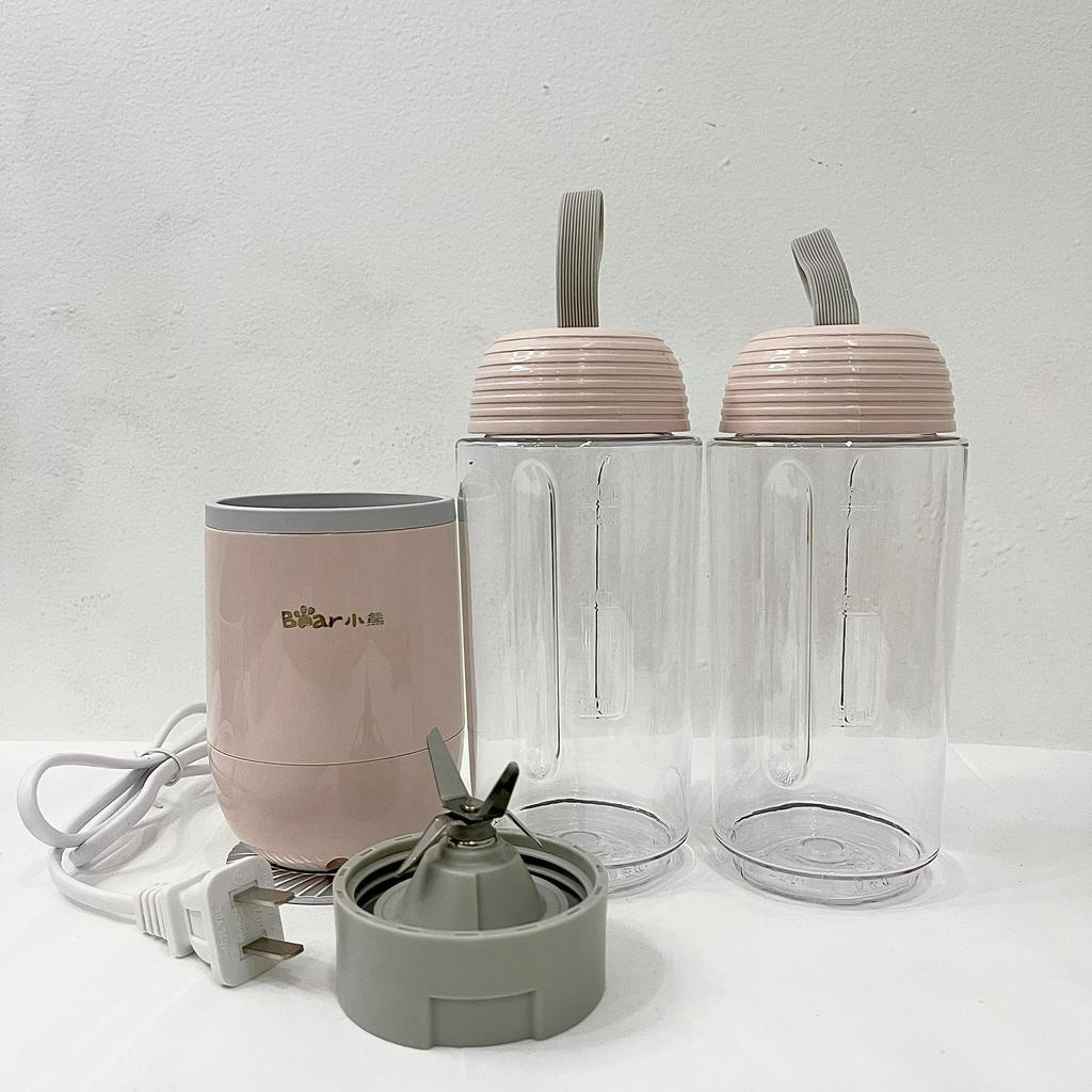 Máy xay mini đa năng cầm tay Bear LLJ- D04B1 2 khoang công suất lớn thiết kế hiện đại cao cấp, Bảo hành 12 Tháng