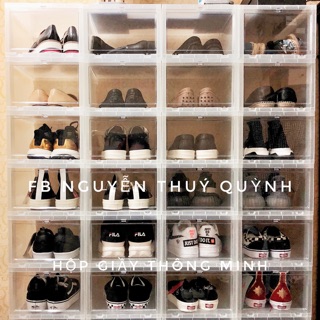 Combo 10 hộp đựng Hộp đựng giầy - shoes box- hộp giầy trong suốt -  sneaker box