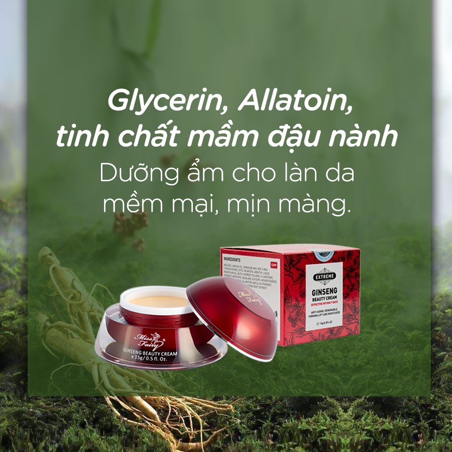 Kem dưỡng da ngừa lão hóa tinh chất Nhân sâm Miss Fairy