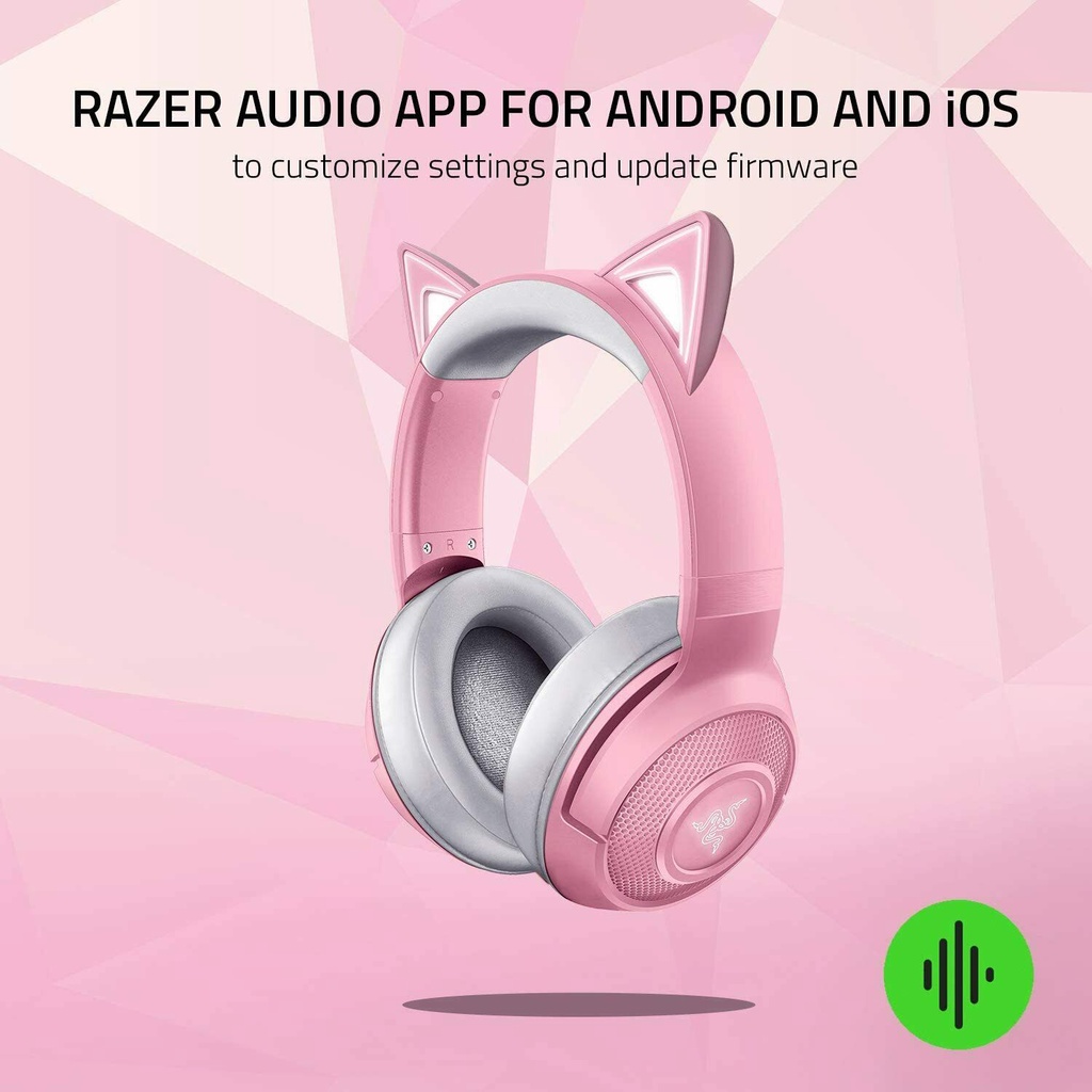 Tai nghe không dây Razer Kraken BT Kitty Edition Quartz Chính hãng