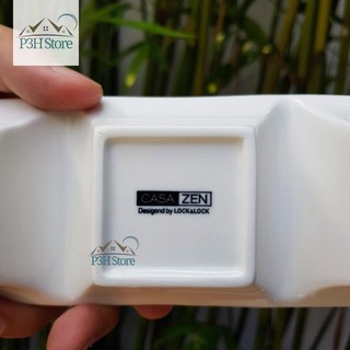 BỘ 2 DĨA ĐỰNG NƯỚC CHẤM 3 NGĂN LOCK&LOCK SLT700