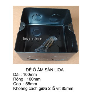 BỘ Ổ CẮM ÂM SÀN LiOA.