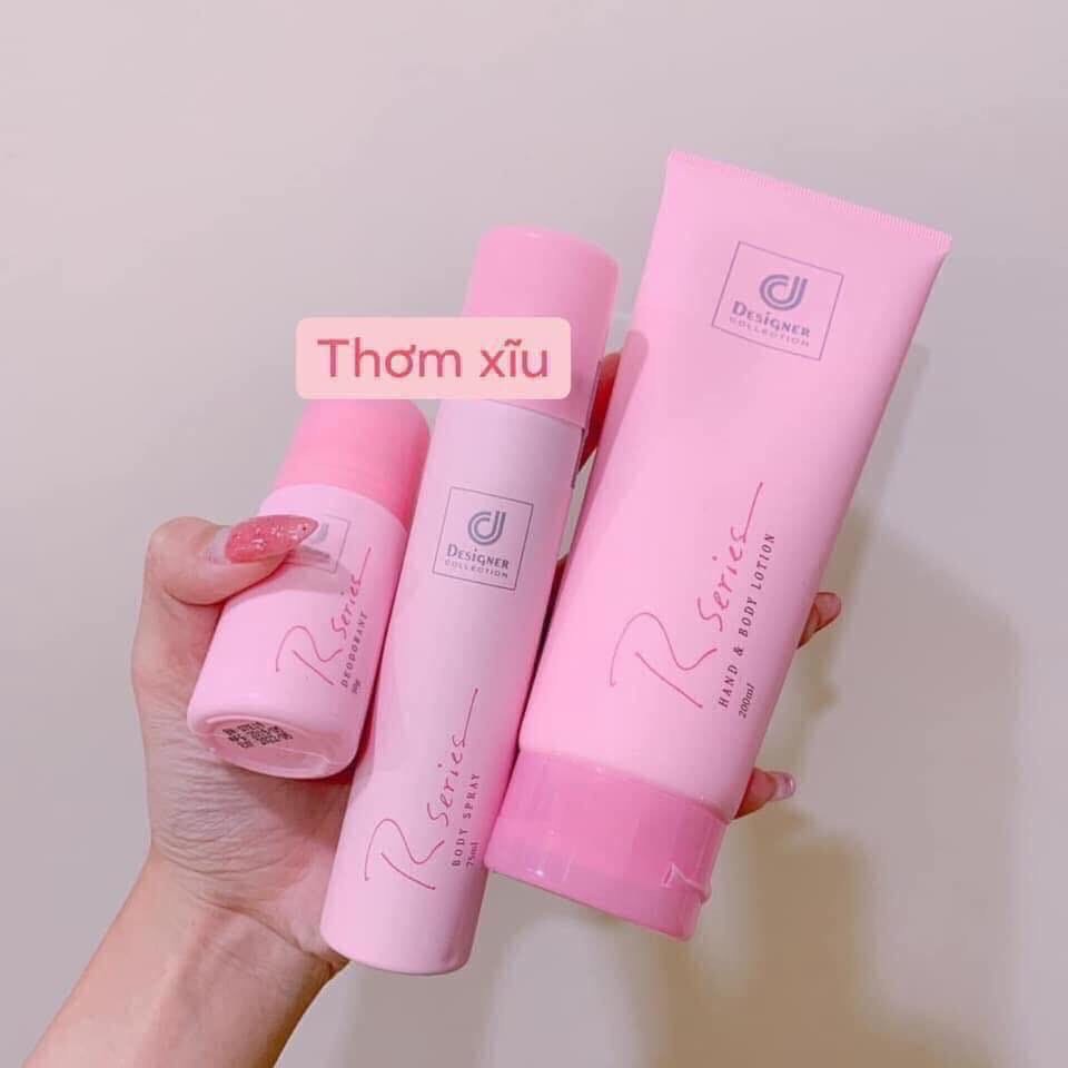 [AUTH] XỊT THƠM BODY - LĂN NÁCH RSERIES - DƯỠNG THỂ THƠM TRẮNG DA RSERIES