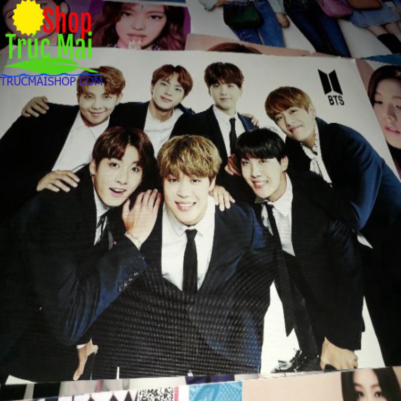 Ảnh bts cỡ to 8 ảnh (40×25cm)  loại đẹp