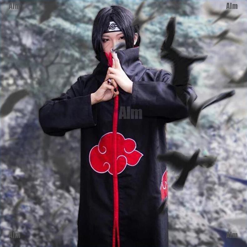 BÁN CHẠY - Áo choàng cosplay nhân vật Akatsuki Sasuke Itachi - áo cực chất