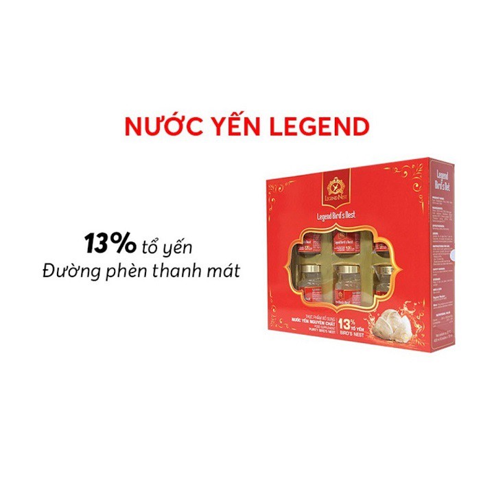 Yến sào Legend 13% hàng xuất khẩu