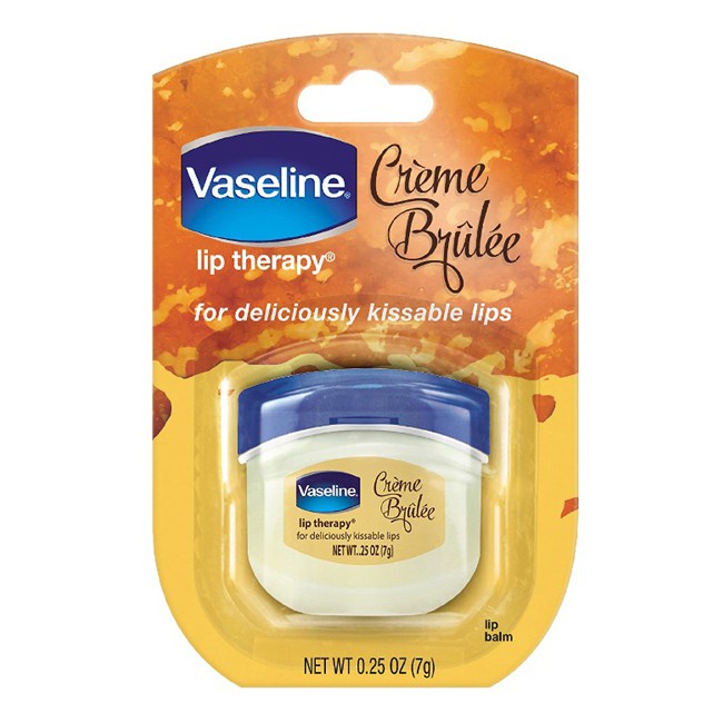 [Chính hãng] [Có sẵn] Son dưỡng môi Vaseline 7g - Crème Brulée