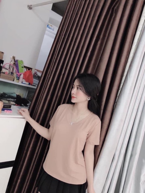 [Mã 11FASHIONSALE1 giảm 10K đơn 50K] [RẺ VÔ ĐỊCH Áo Thun Cổ Tim Siêu Hot (Sỉ Áo Gap) | BigBuy360 - bigbuy360.vn