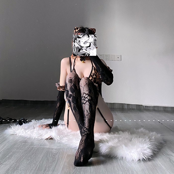 Đồ ngủ Cosplay 💝 Free ship 💝 Jum ngủ da báo đầy đủ phụ kiện | BigBuy360 - bigbuy360.vn