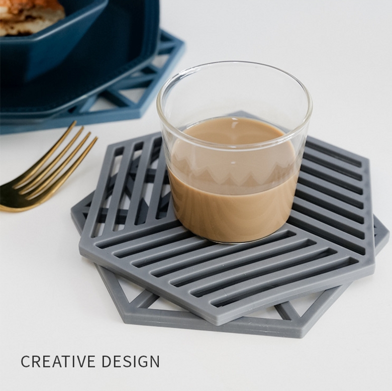 Miếng silicon lót ly cách nhiệt phong cách sáng tạo