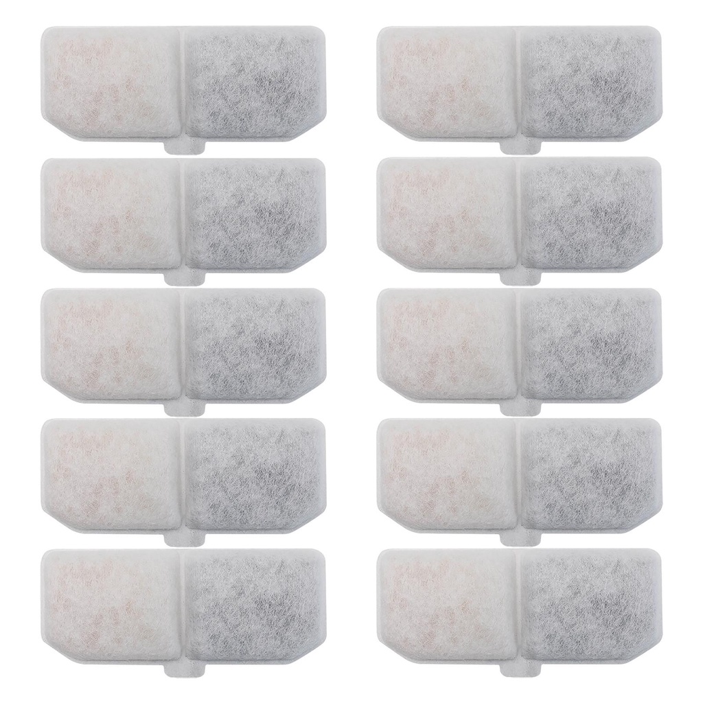 Set 10 Tấm Lọc Thay Thế Cho Đài Phun Nước Mèo