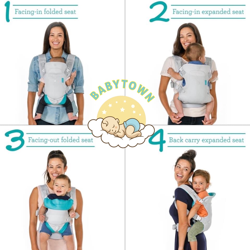 ĐỊU 4 TƯ THẾ CHO BÉ CAO CẤP INFANTINO LIGHT &amp; AIRY CONVERTIBLE CARRIER