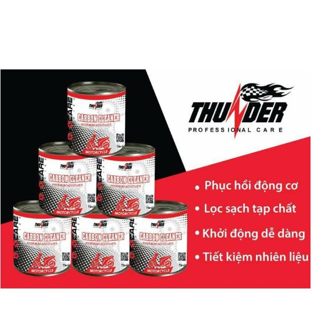 Dung dịch vệ sinh buồng đốt Thunder Carbon Cleaner 75ml