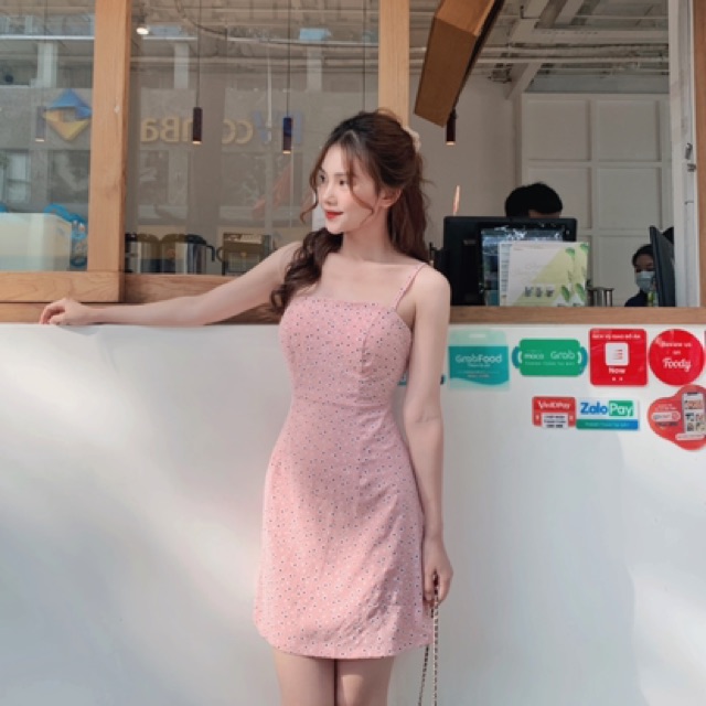 ĐẦM HOA 2 DÂY 3 MÀU
