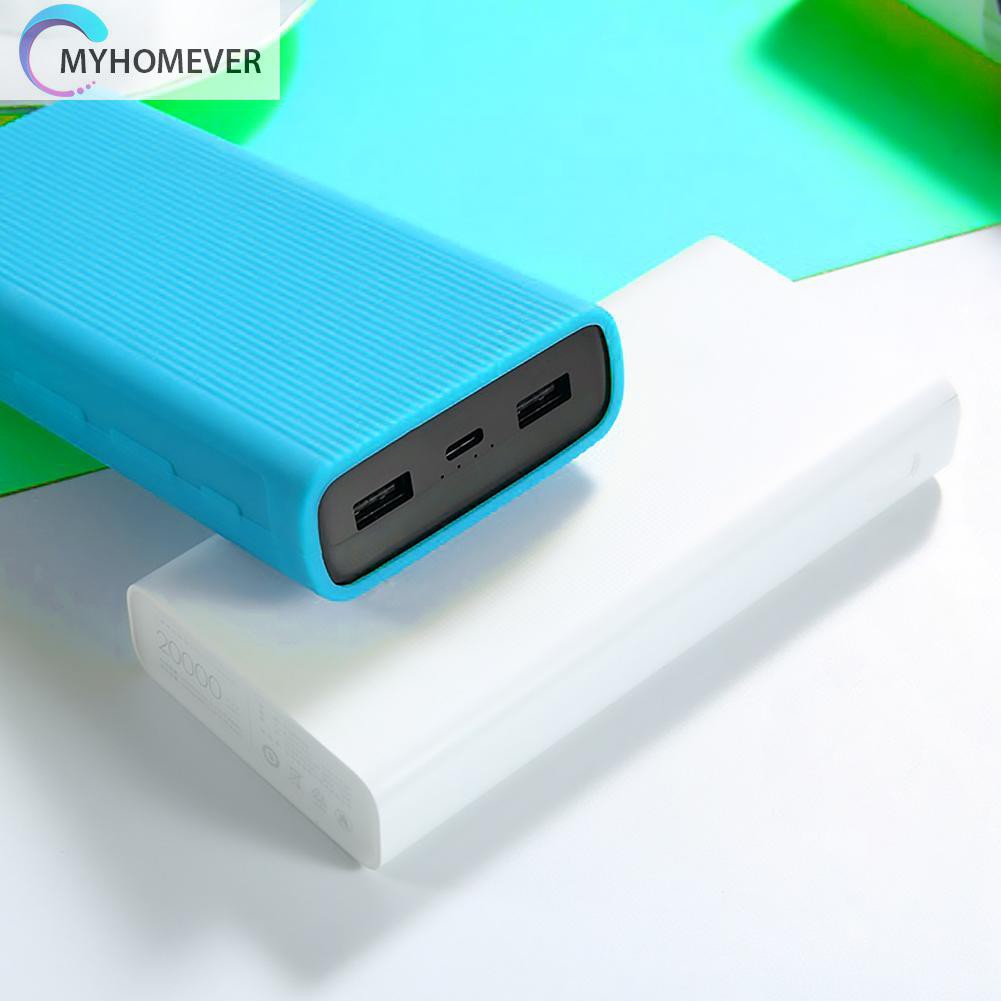 Vỏ Bảo Vệ Silicon Cho Pin Sạc Dự Phòng 20000mah Xiaomi 3