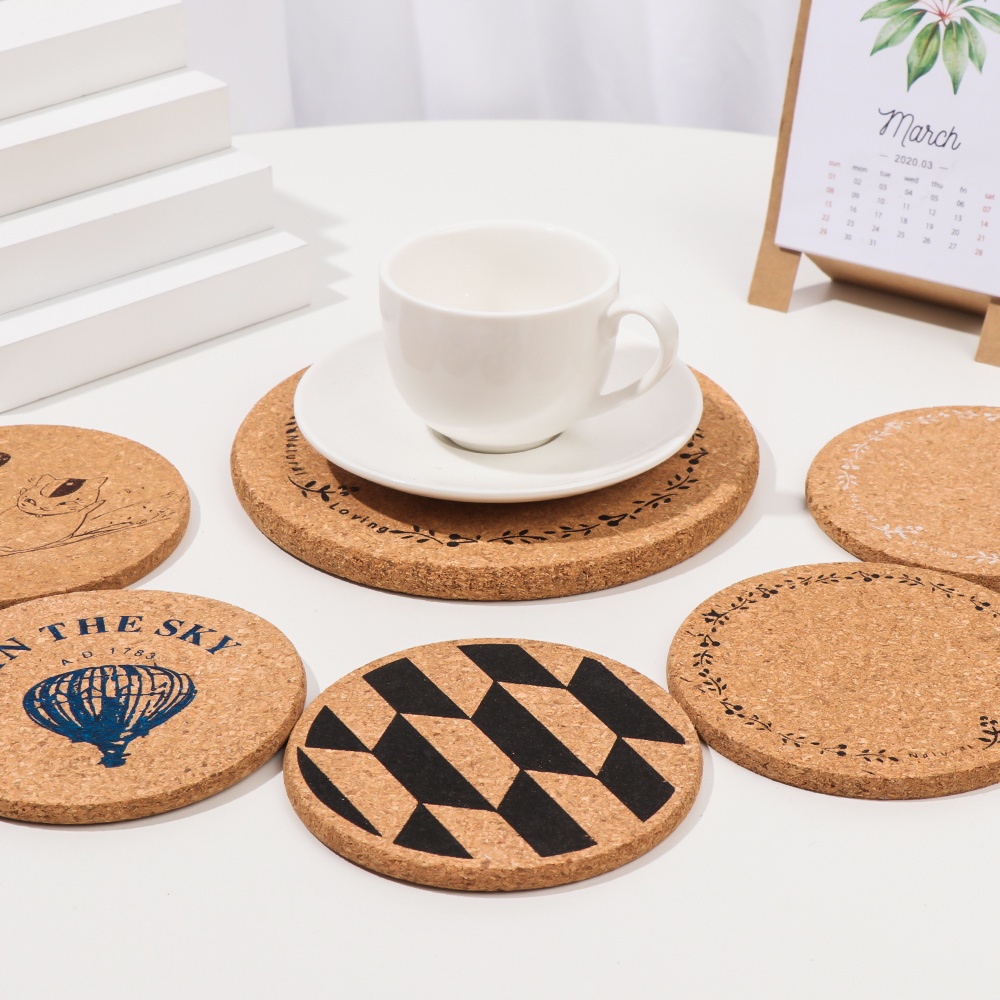 Giá Đỡ Cốc Uống Trà Bằng Gỗ Chịu Nhiệt Chống Trượt Tiện Dụng Cho Nhà Bếp