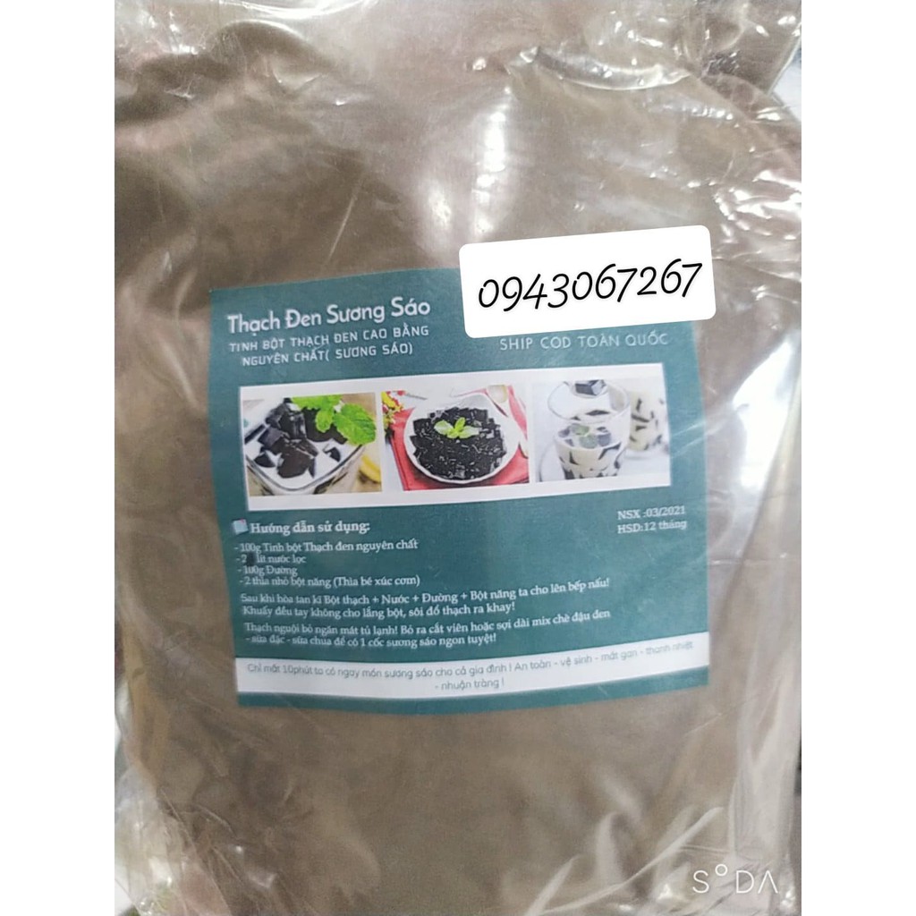 BỘT SƯƠNG SÁO - BỘT LÀM THẠCH ĐEN NGUYÊN CHẤT - THẠCH SƯƠNG SÁO