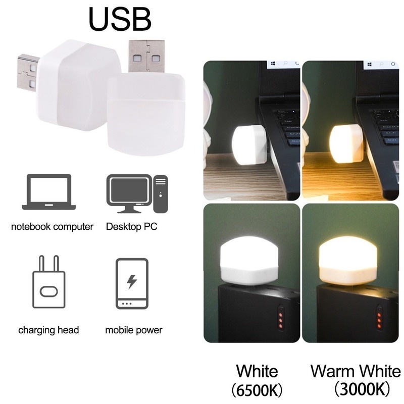 Đèn LED Đọc Sách Mini Sạc USB Tiết Kiệm Năng Lượng