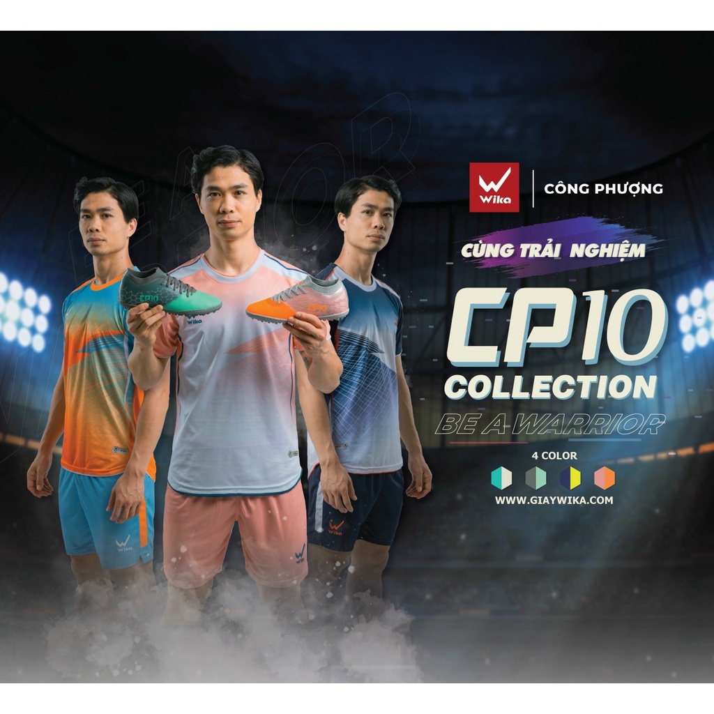 Bộ Quần Áo Đá Banh Wika CP10 Collection Công Phượng