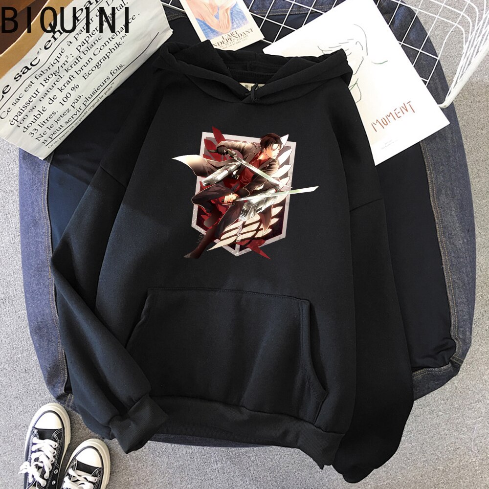 Áo Hoodie Họa Tiết Attack On Titan Thời Trang Mùa Đông Cho Nam Và Nữ