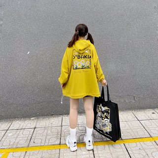 Áo khoác Hoodie dây rút SMILEY FLOWER