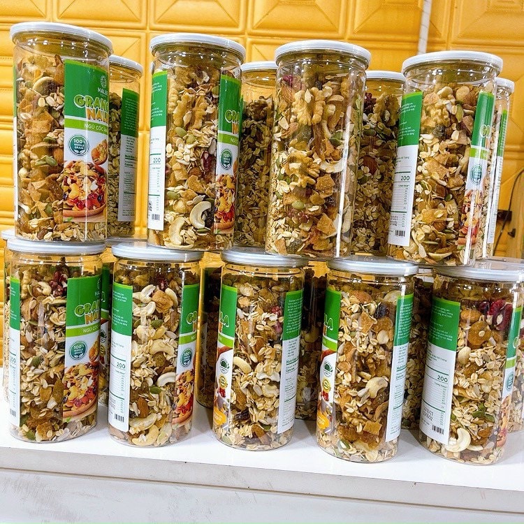 [xả kho ] ngũ cốc dinh dưỡng GRANOLA NALEE hũ 500gr