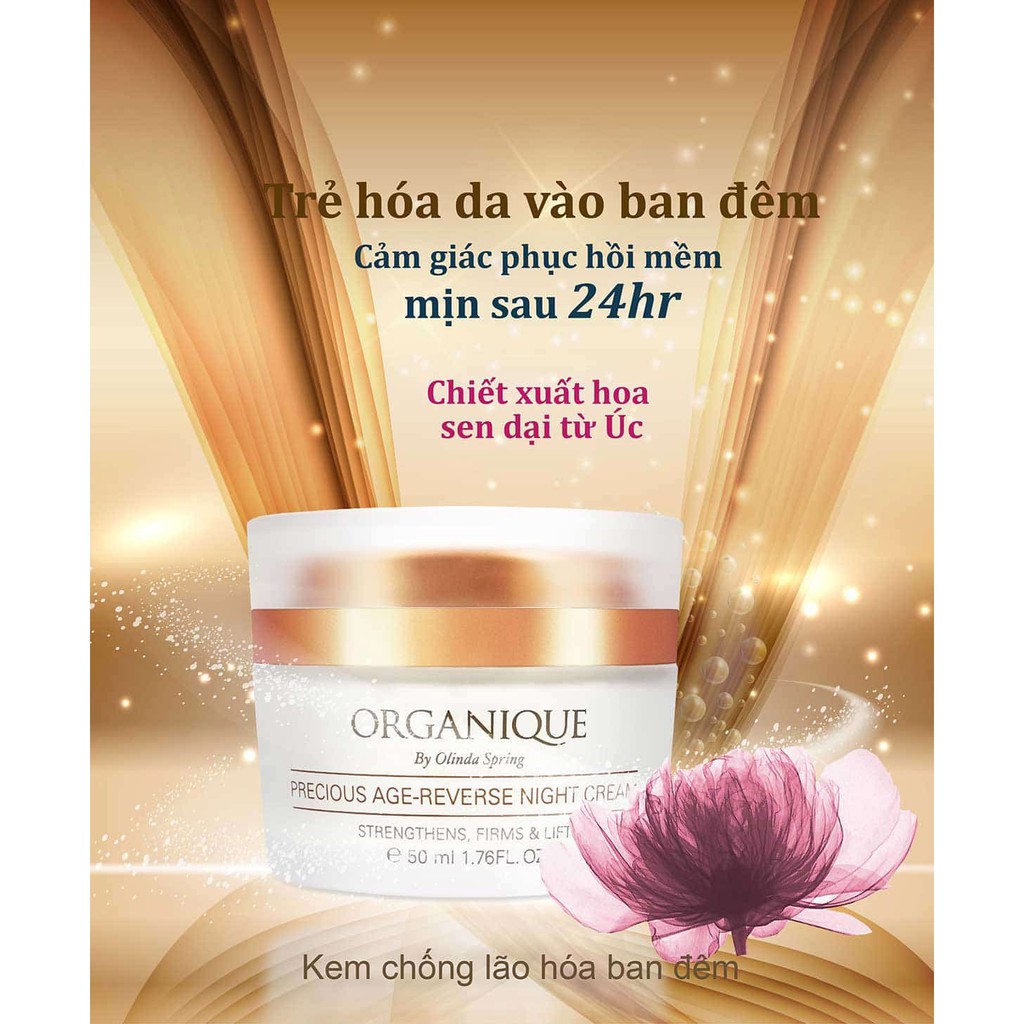 Kem Chống Lão Hóa Ban Đêm Organique Age-Reverse Night Cream 50ml