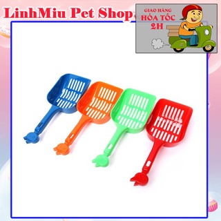 Xẻng nhựa hót phân mèo