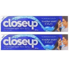 kem đánh răng closeup tuýp 180g ( tặng 1 tuýp nhỏ 30g)