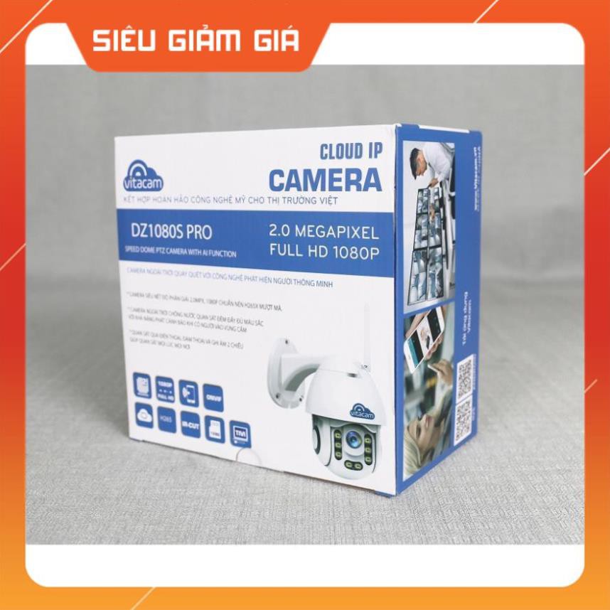 Camera PTZ Ngoài trời DZ1080S-PRO -Camera IP WIFI FullHD 1080P có cài đặt vùng báo động