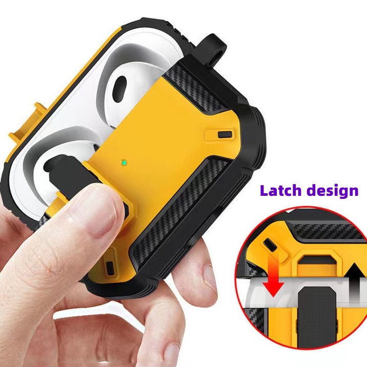 Vỏ Bảo Vệ Hộp Sạc Tai Nghe Airpods 3 Pro 2 Air Pod 3 Pro 2 Bằng Sợi Carbon