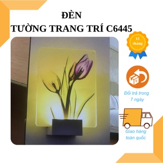 Đèn trang trí quán coffee C6445 hình hoa tulip bền, rẻ, đẹp, bảo hành 12 tháng